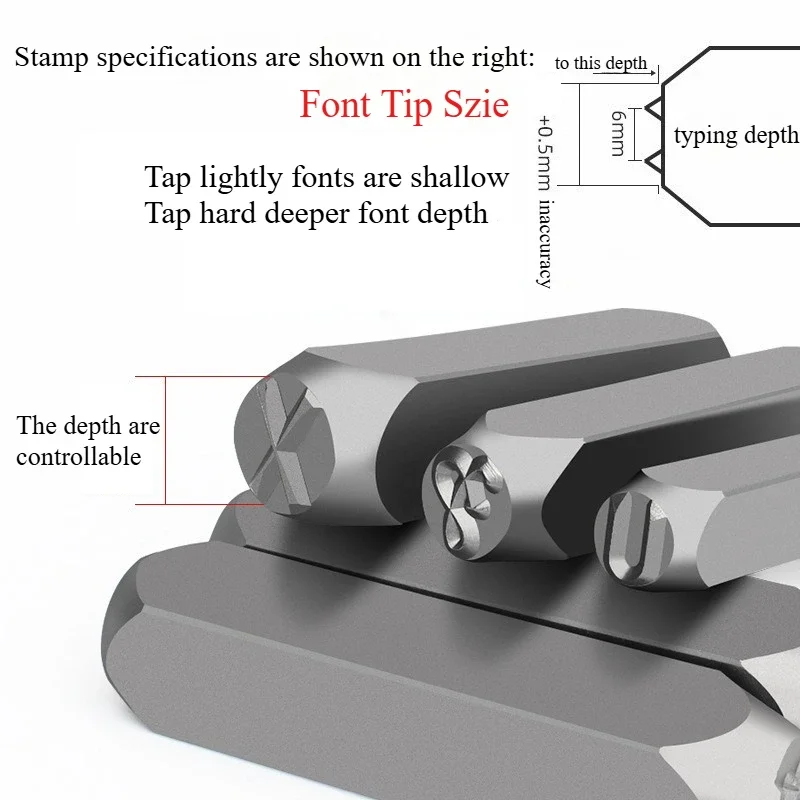 

Набор для тиснения с коробкой для хранения: инструменты для работы с кожей и металлом, ручная гравировка, штампы из легированной стали с цифрами и буквами 3-12 мм