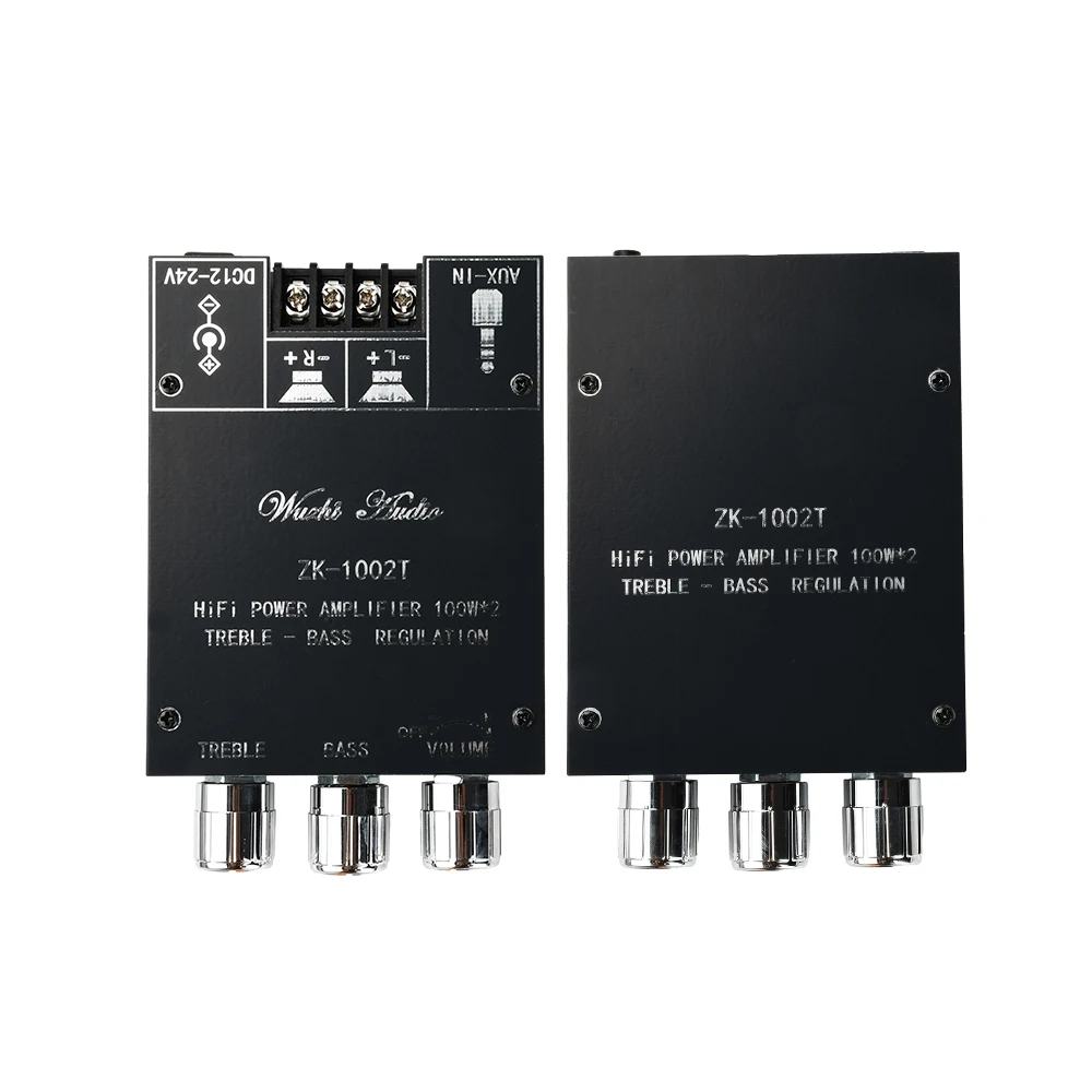 ZK-1002T Bluetooth 5.0 HIFI 2.0-Kanal Audio-Stereo-Verstärkerplatine 2*100W Modul TREBLE Bass-Note-Tuning-Verstärker – Detail 11