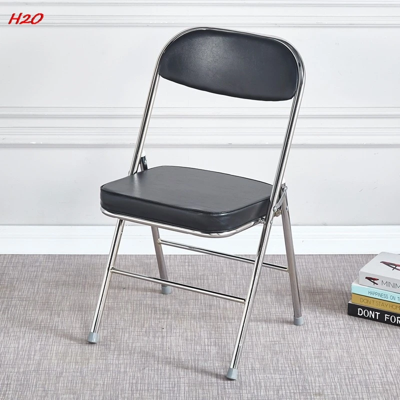 H2O Folding Chair Home Dining Chair Full Color Company Negotiating Chair Back Chair Simple Meeting Chair Hot New