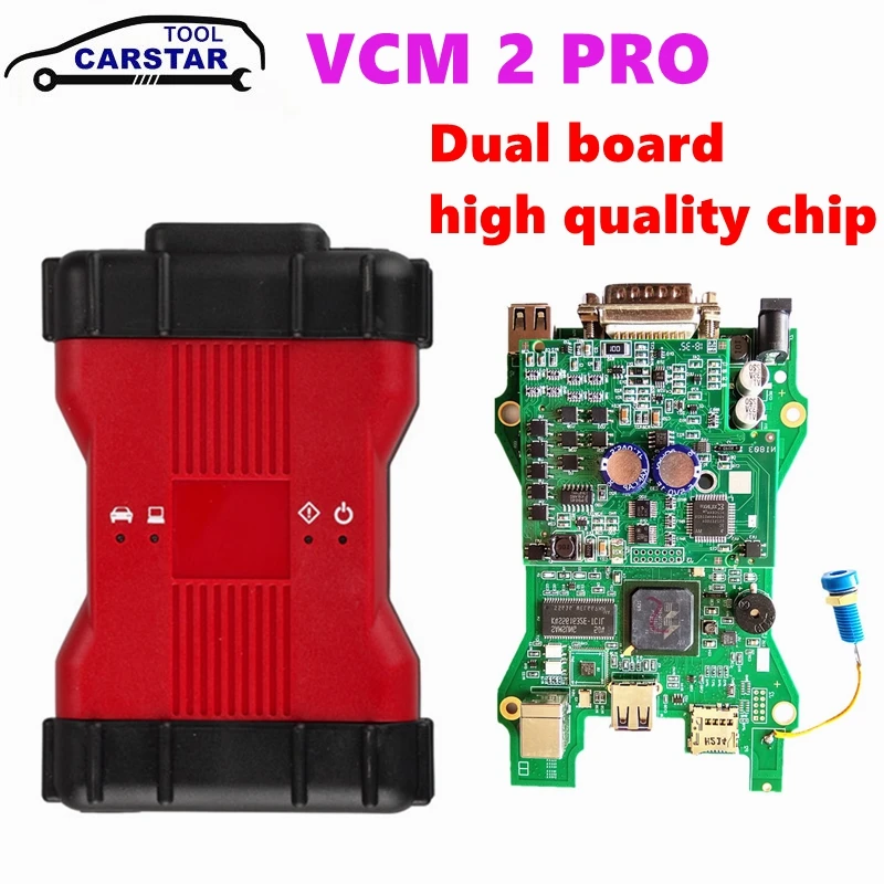 Top Quality VCM2 PRO Full Chip V106 Diagnostic Tools VCM2 IDS Interface Multi-language Double PCB VCMII Scanner For Frd/M-azda