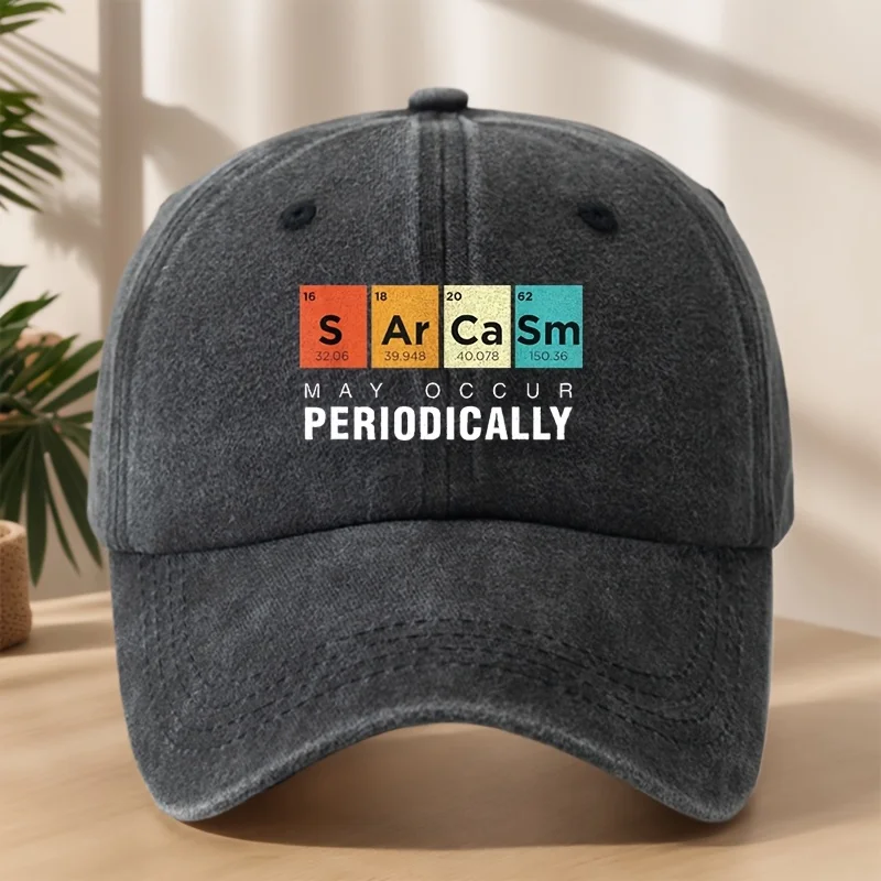

Classic Washed Vintage Baseball Cap with Personalized Slogans, Soft Top, Comfortable, Adjustable Sun Hat