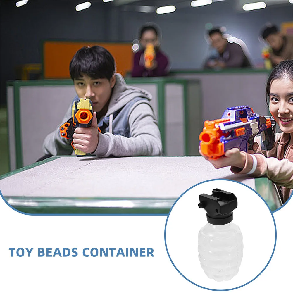 4 مجموعات من زجاجات تخزين الخرز القابلة لإعادة الاستخدام، حاويات إعادة تعبئة على شكل أناناس للخرز، حافظات عرض بلاستيكية صغيرة مدمجة ومتينة