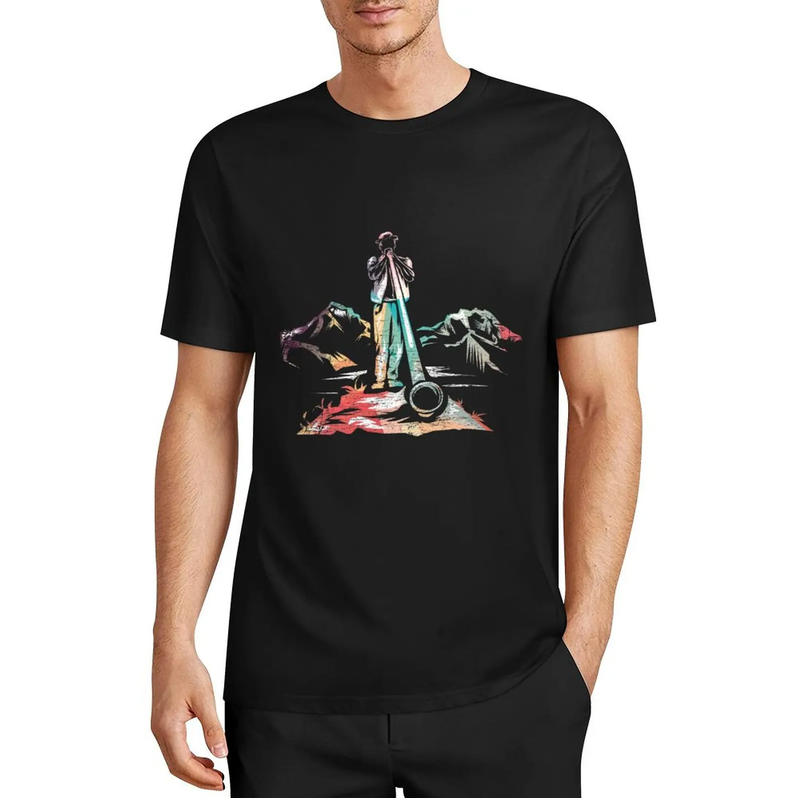 Alphorn Alps T-Shirt graphic shirts blacks mens clothes