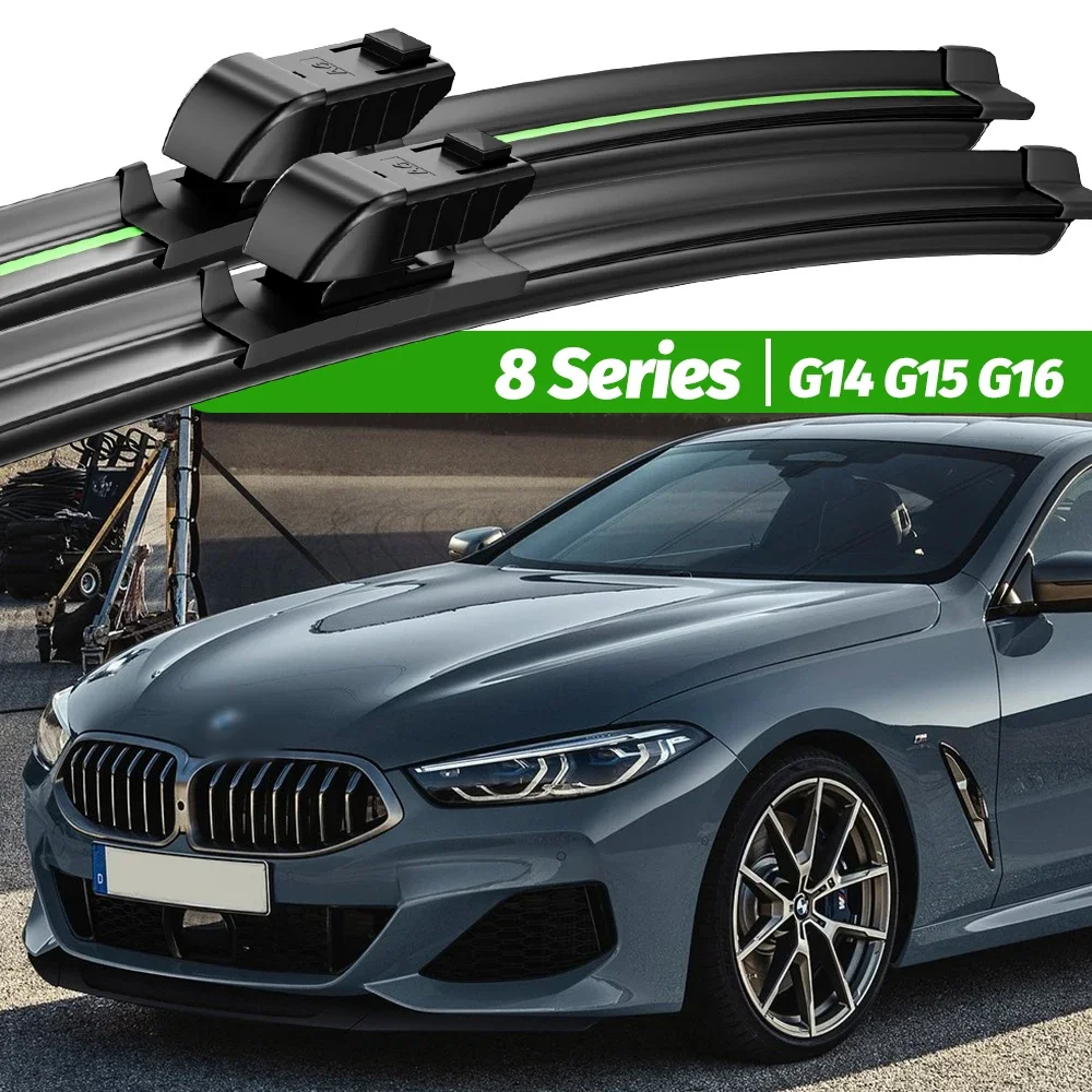 

For BMW 8 Series G14 G15 G16 2018-2023 2pcs Front Windshield Wiper Blades 2019 2020 2021 2022 Windscreen Window Accessories