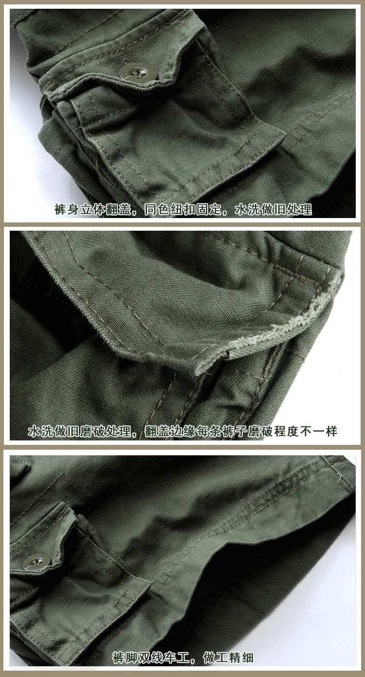 2025 New fashion vintage Men Shorts Style Army Camouflage Cargo Shorts plus belt - Image 6