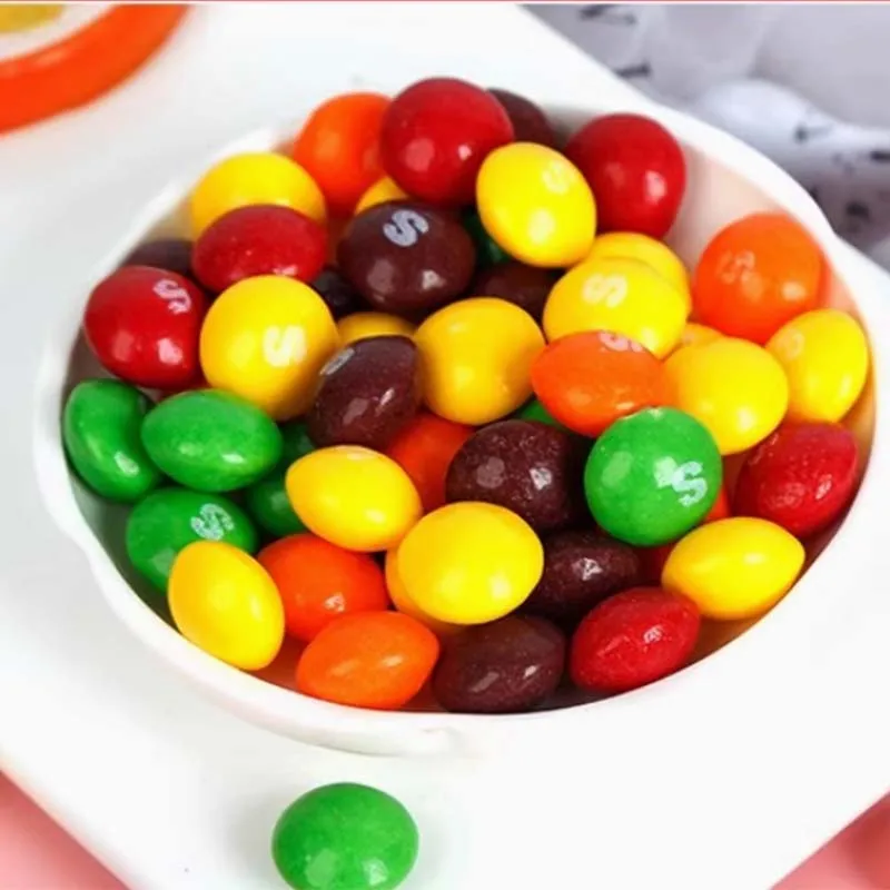 Конфеты Skittles 1,41 унции (40 г) * 4 упаковки Конфеты для фаст-фуда, подходят для собраний и изготовления друзей, необходимые для подарков