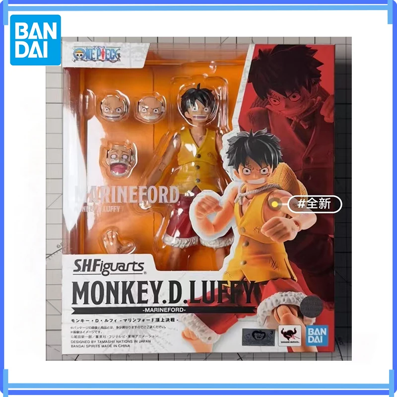 

В наличии: Оригинальная фигурка Bandai Shfiguarts One Piece Marineford Summit Battle Monkey D. Luffy, аниме-модель, игрушка в коробке, подарок