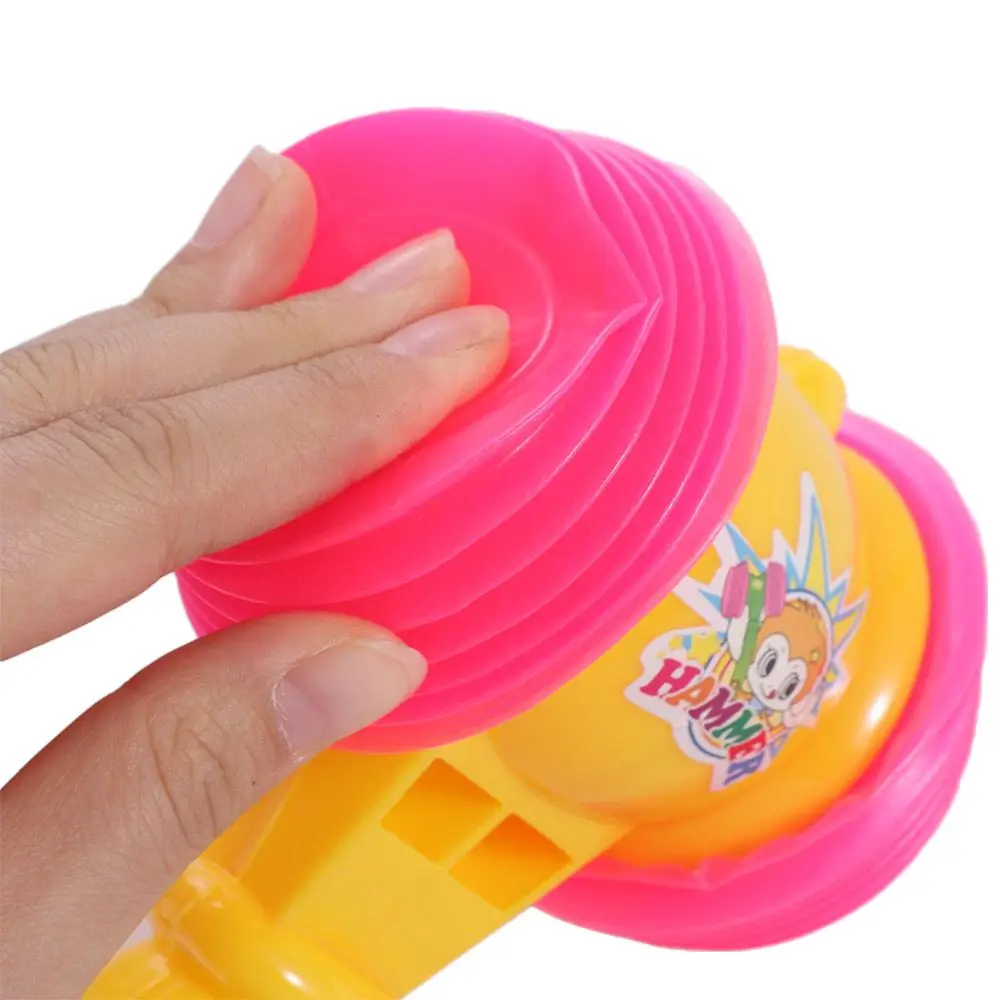 Vocal Knocking Knocking Hammer Toy Noise Maker Squeaky Sound BB Hammer Plastic Whistle Training Sound Hammers Toys Toddler