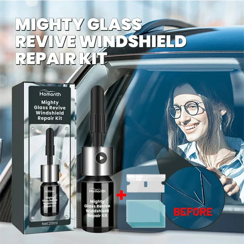 1-10PCS Adhesive Practical Restore Clarity and Visibility Advanced Repair Technology Save Time and Money Cracked Glass Repair