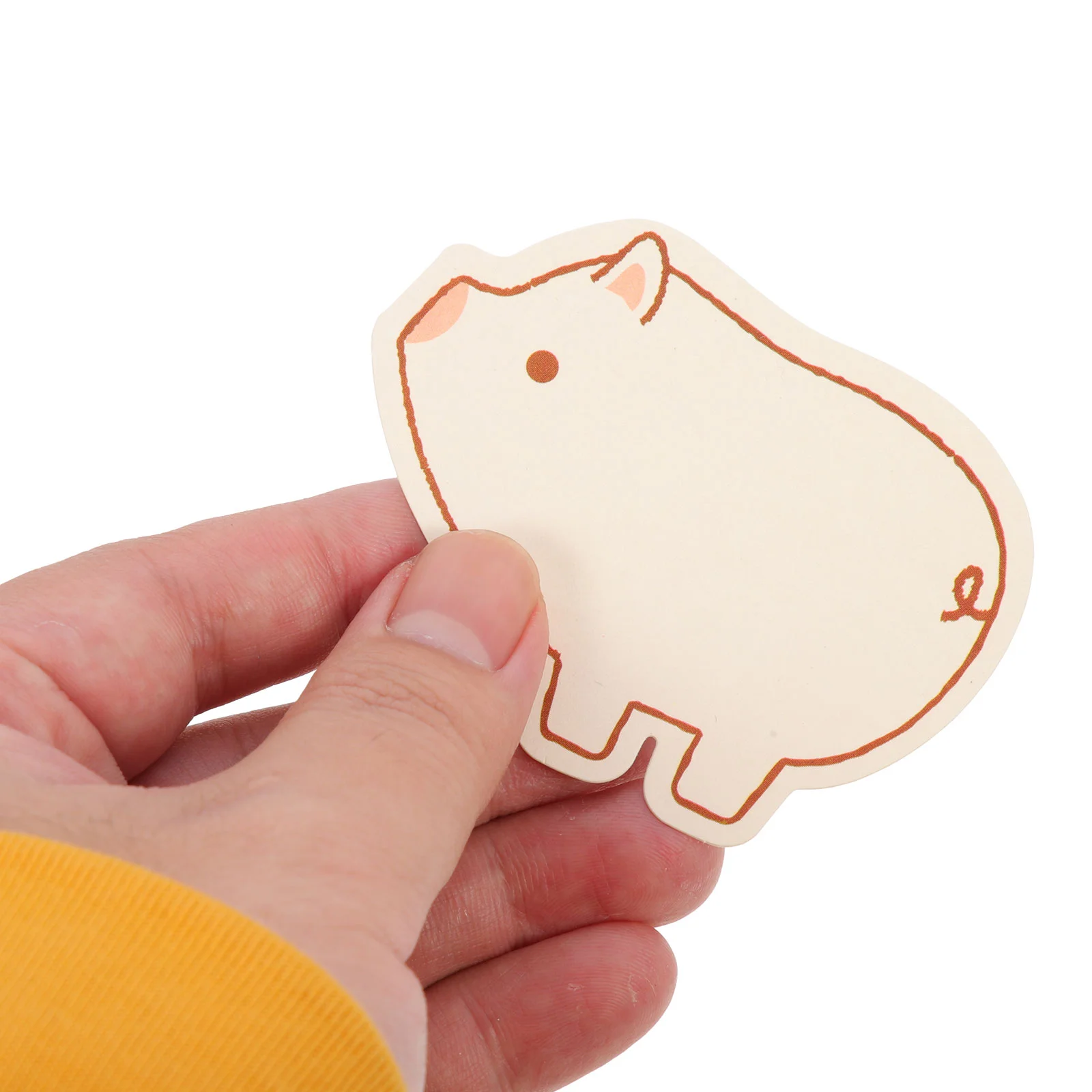 

Aboofan Blank Notecards Sticky Memo Pads Pig Shaped Page Markers Tabs Message Cards Note Reminder Sticker