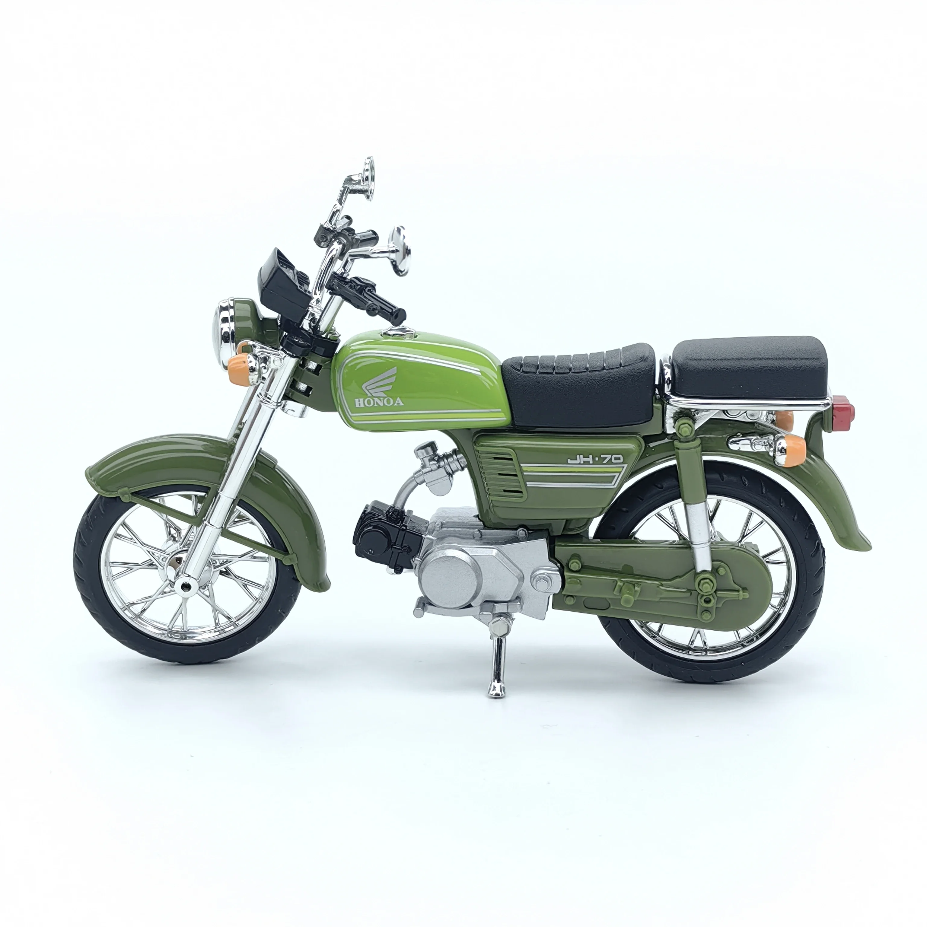 لعبة دراجة نارية مصنوعة من خليط معدني للأطفال، قطعة عرض هدية للأولاد، محاكاة واقعية، سيارة قابلة للجمع