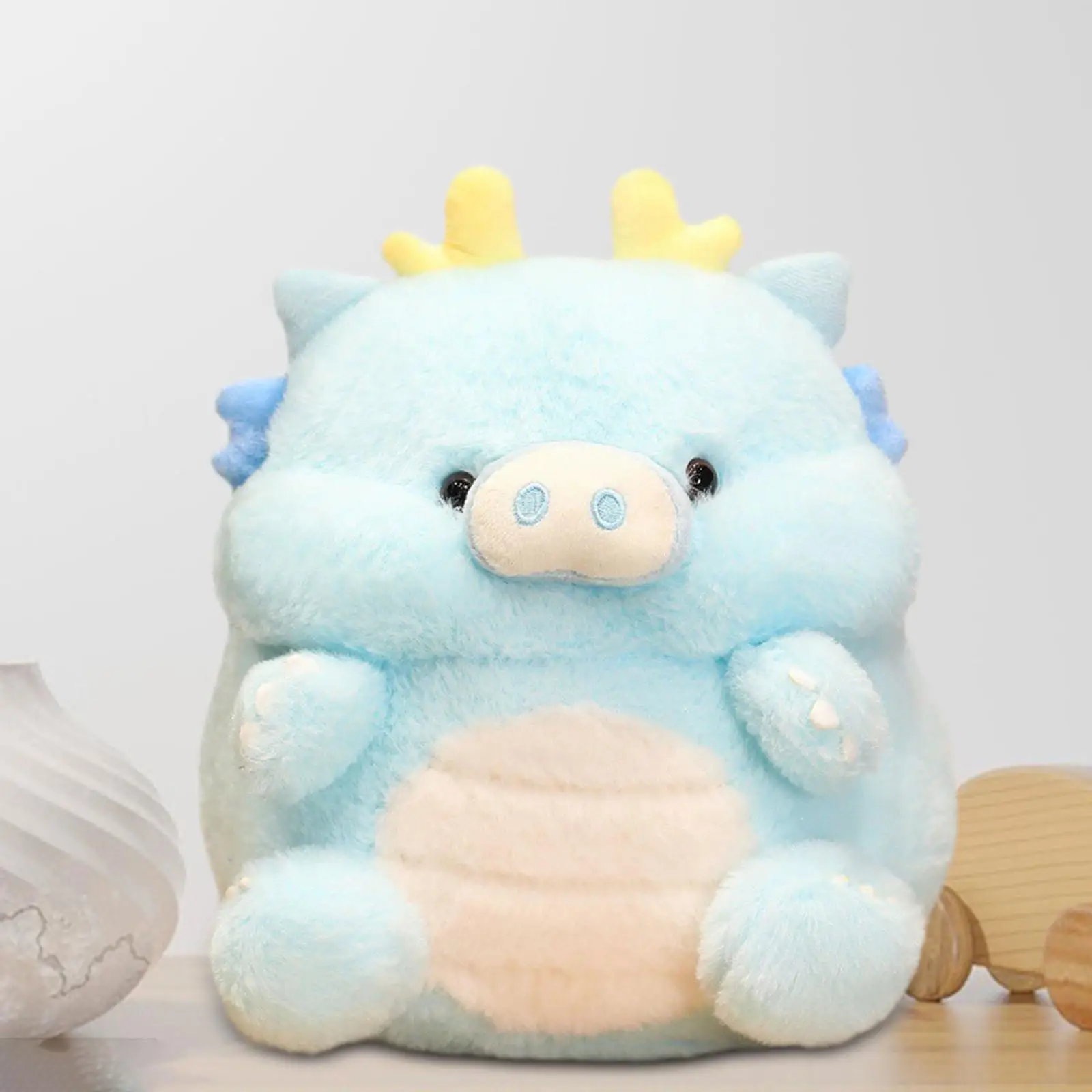 Muñeco de dragón de peluche para niños, Animal de peluche, decoración de Año Nuevo Chino, Adorable y suave, juguete para regalos de cumpleaños