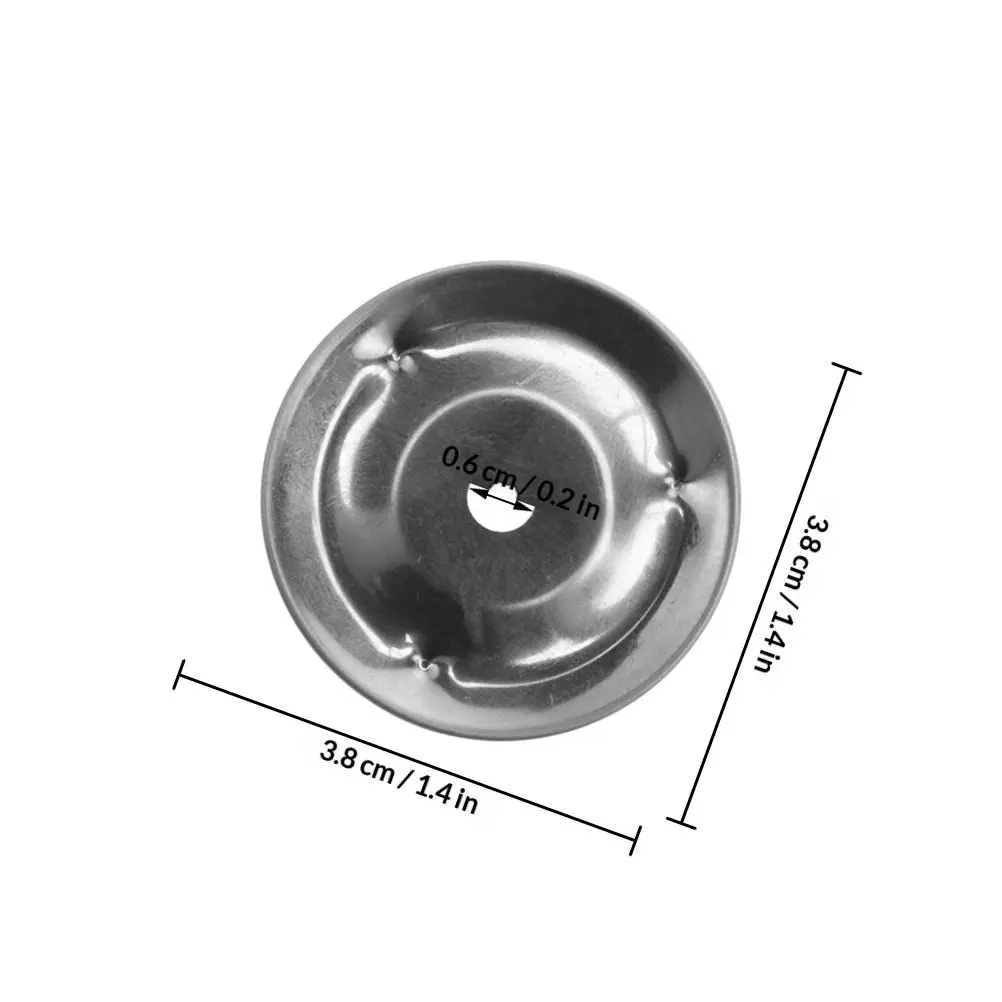 100Pcs Cymbal Bell Accessories 38Mm X 6Mm Drum Set Replacement Rings Crisp Sound Enhancer for Practice Performance Drumming
