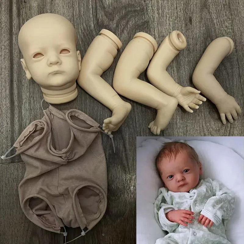 19 بوصة 48 سنتيمتر غير مصبوغ لتقوم بها بنفسك دمية عدة فيرا نابض بالحياة لمسة ناعمة مرنة أجزاء دمية لم تنته