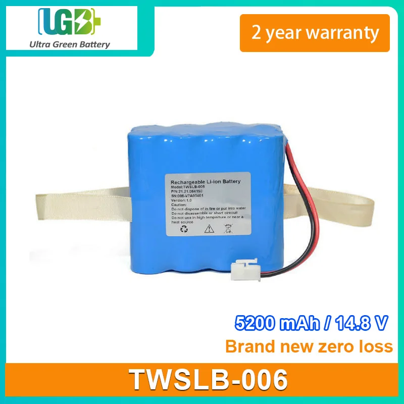 

UGB New battery For EDAN F6 TWSLB-006 4IXR19/65-2 medical Battery 14.8V 5200mAh