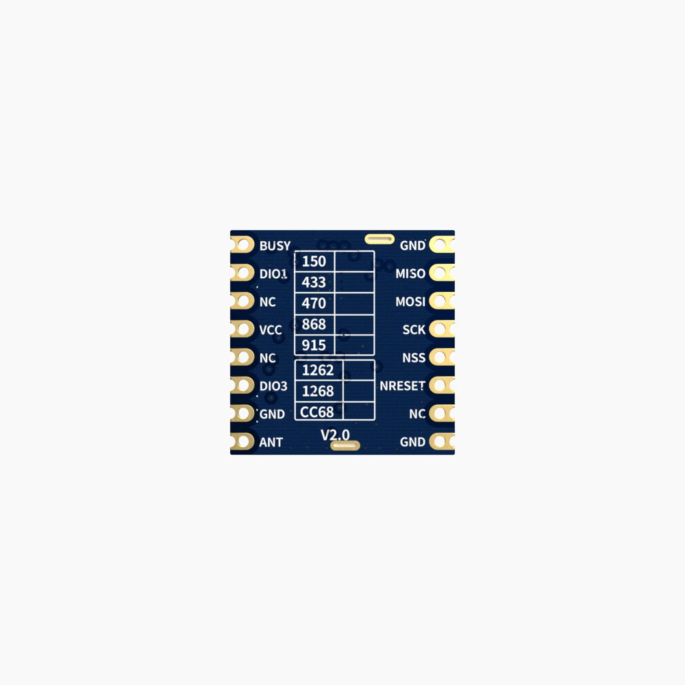 1pcs/lot LoRa-CC68 - CE / FCC certified 868MHz 915MHz LLCC68 LoRa Module, 160mW 5Km low cost version of Lora1262