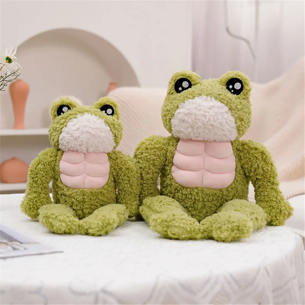 Doll Kids Toy Soft Toy Room Decoration Accompany Toy Animal Doll Frog Plush Doll Plush Toys Muscle Frog Doll Frog Stuffed Toy