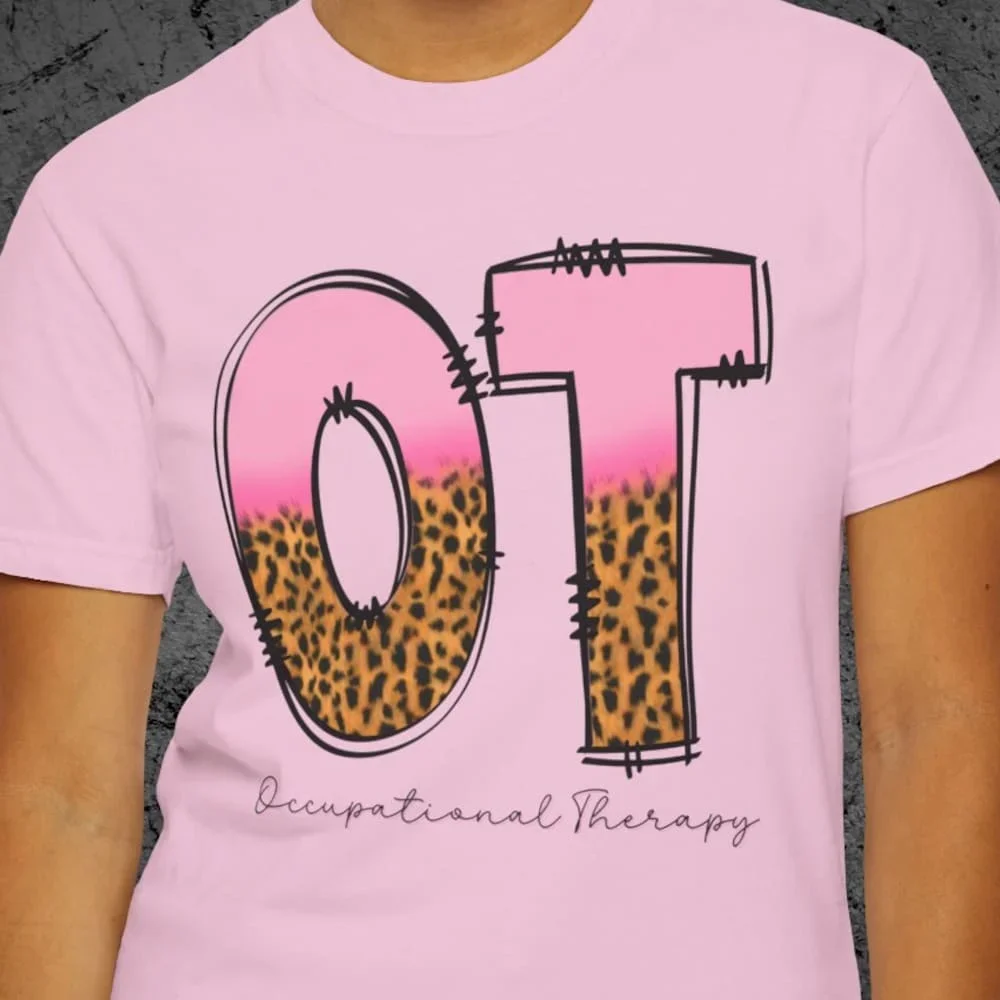 Occupational Therapy T Shirt Ot O For Therapist Garment Dyed