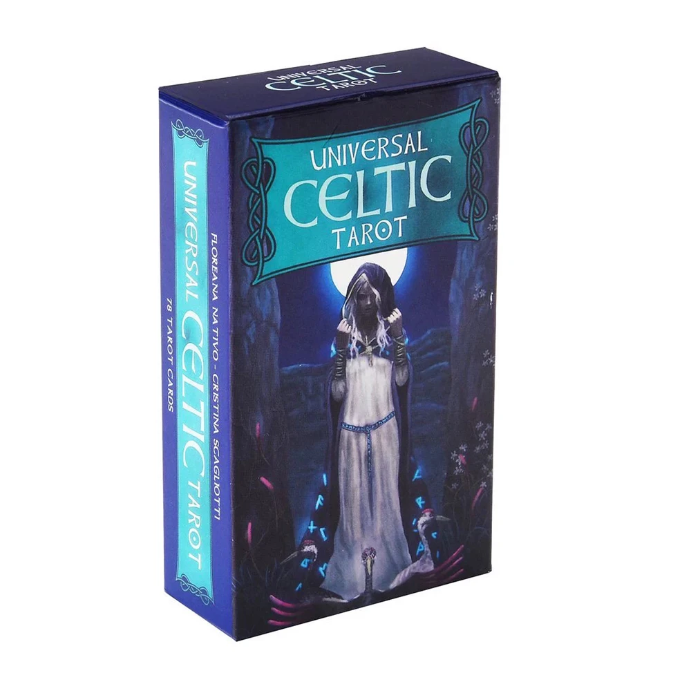 

78 Cards / Deck Universal Celtic Tarot Board Deck Games Oracle For Fate Divination Party Family Game Cards Holiday Gifts