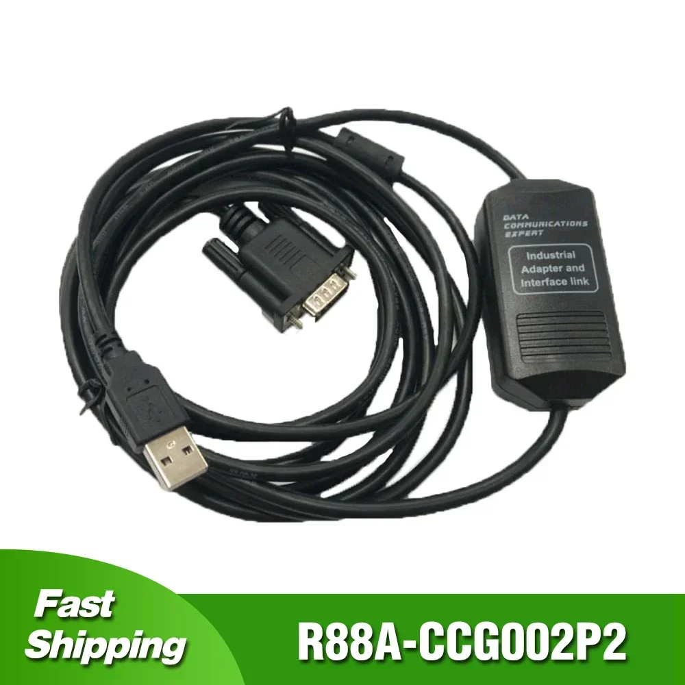 R88A-CCG002P2 For Omron R7D-BP Series Servo Driver Debugging Cable Download Line RS232 Port Cable