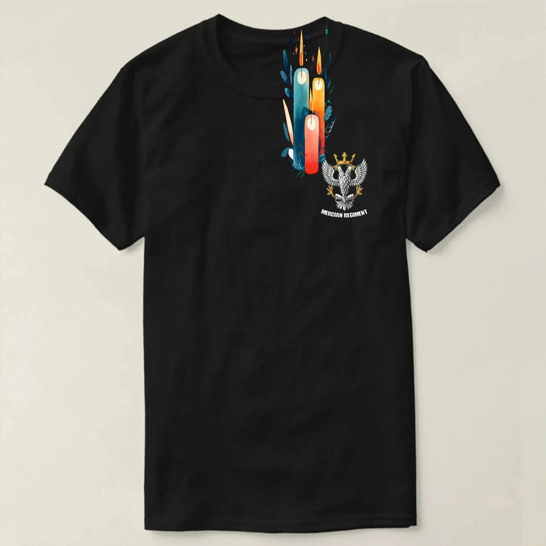 British Army Infantry Regiment Mercian Regiment T-Shirt Short Sleeve Casual 100% Cotton O-Neck Summer Mens T-shirt Size S-3XL