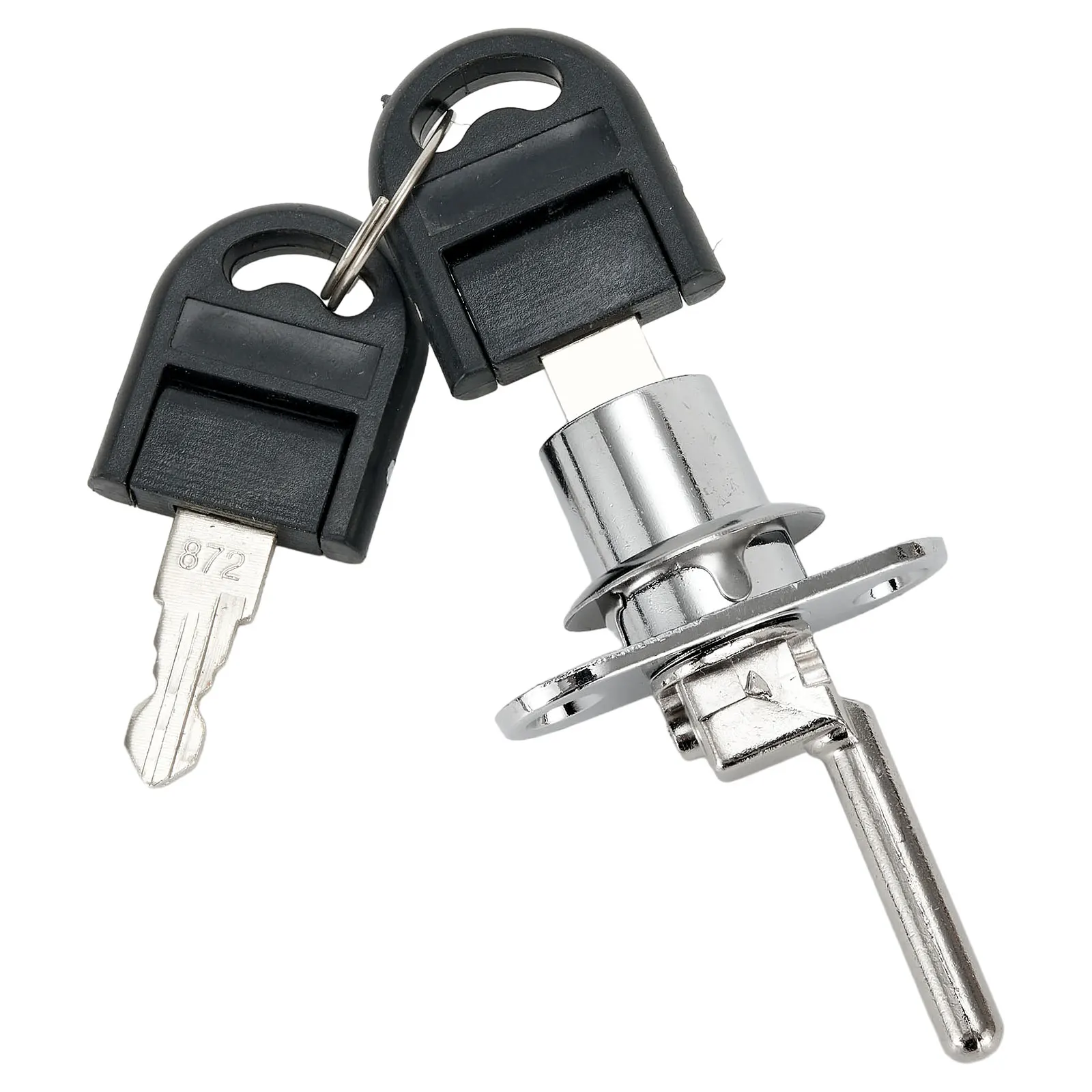 High Quality Practical Security Lock Door Lock Cupboard Desk File Hardware Sliding Door With 2 Keys Zinc Alloy