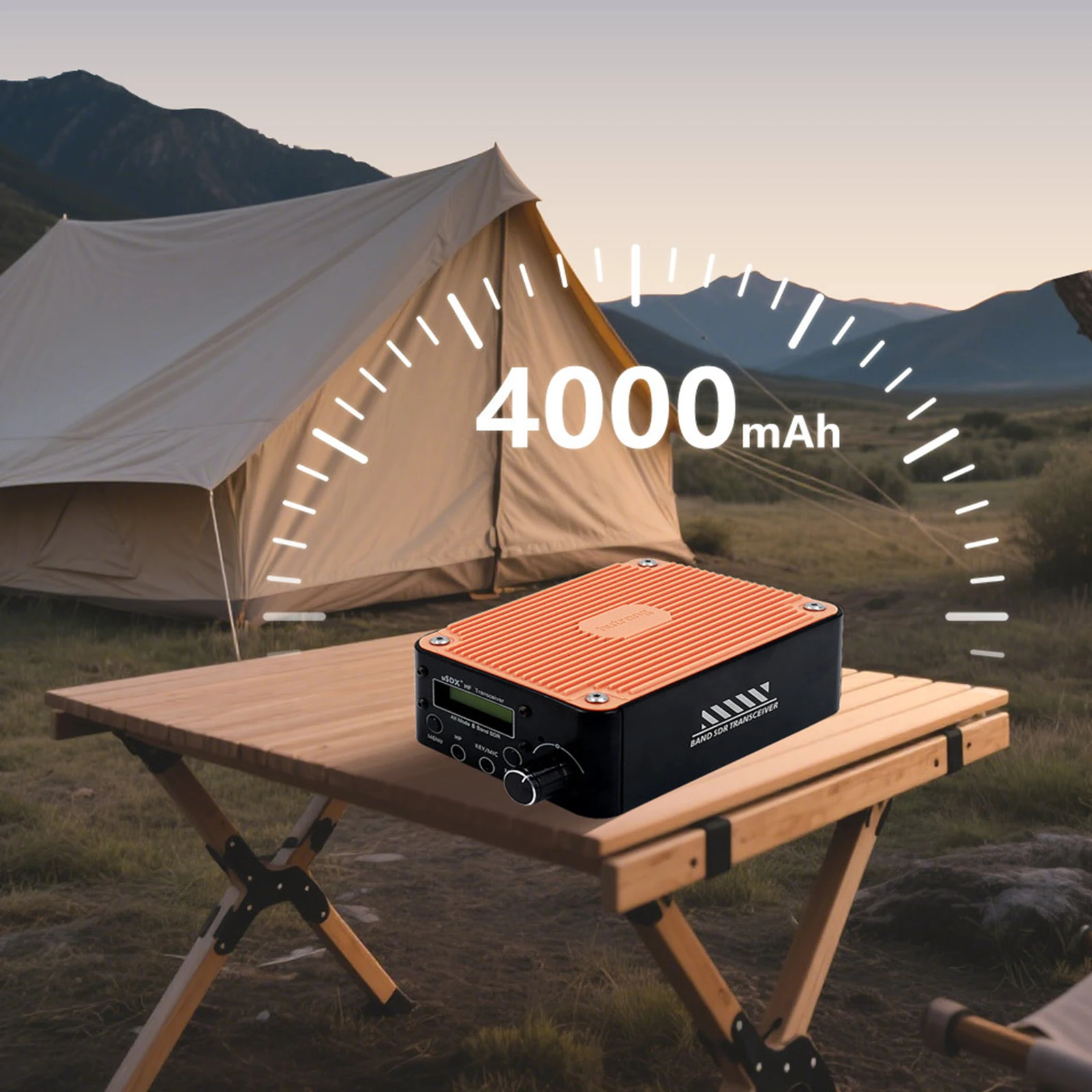 جهاز إرسال واستقبال كامل الوضع USDX+ Plus V2 8-Band مع مكبر صوت بشاشة LCD SSB QRP جهاز إرسال واستقبال HF لـ SDR SSB QRP