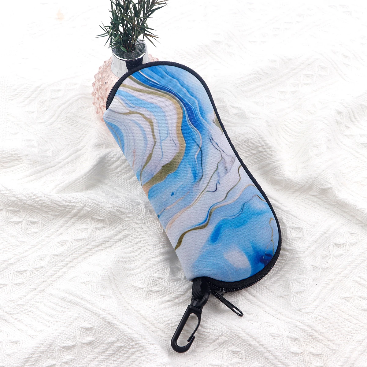 Marble Pattern Glasses Case Anti-Fall Simple Series Sunglasses Storage Box Vintage Contacts Case Men Women Fashion Accessories