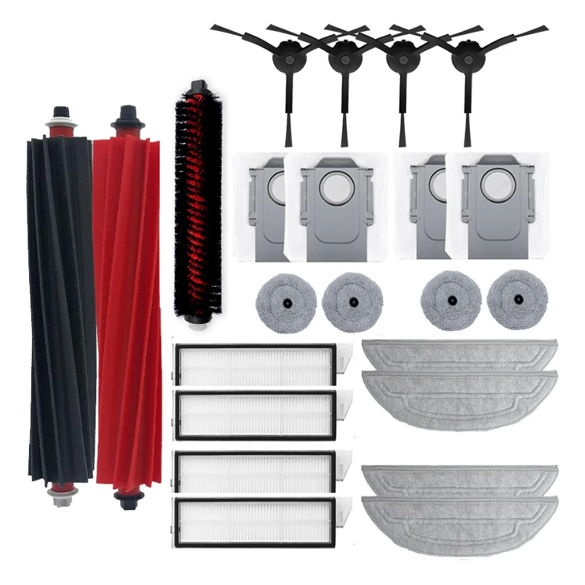 23 個のアクセサリーキット S8 MaxV ウルトラ G20s 掃除機ダブルローラーブラシフィルターサイドブラシモップダストバッグ