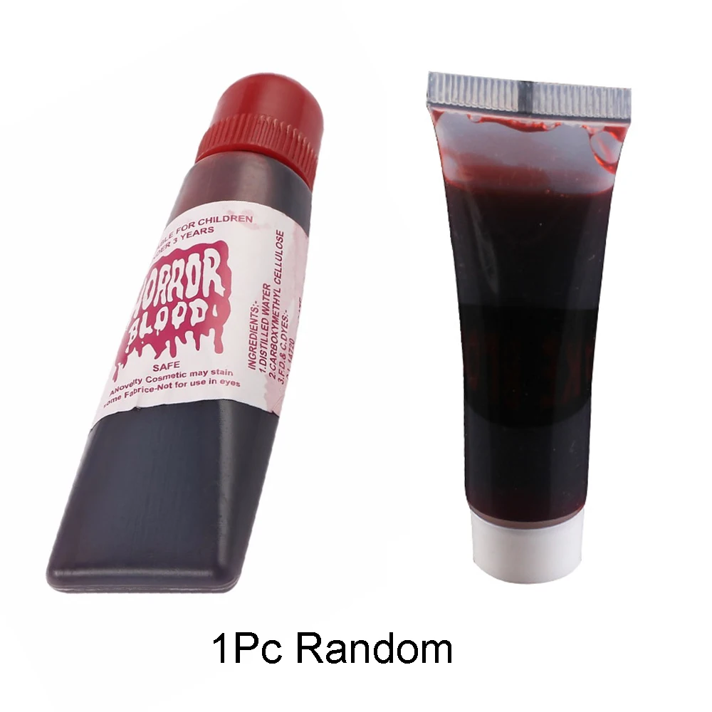 

15ml Cosplay Scar Tattoo Artificial Halloween Makeup Fake Blood Blood Plasma Body Paint Tool