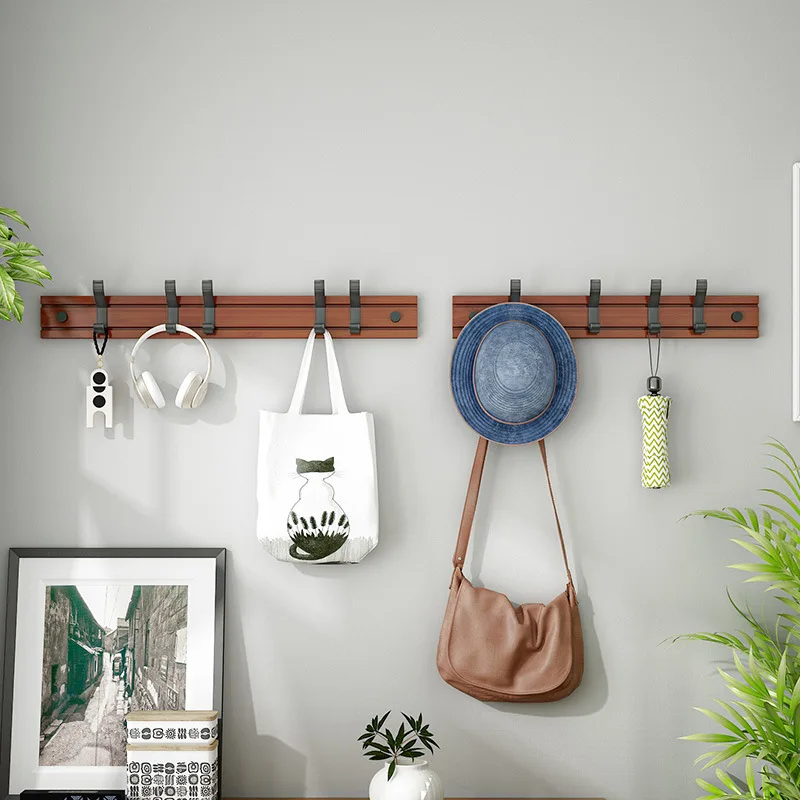 Fashion Style Bedroom Furniture Coat Rack Clothes Hanger Hooks Living Room Closet Bamboo Hat Racks Coat Hanger Wall Hook