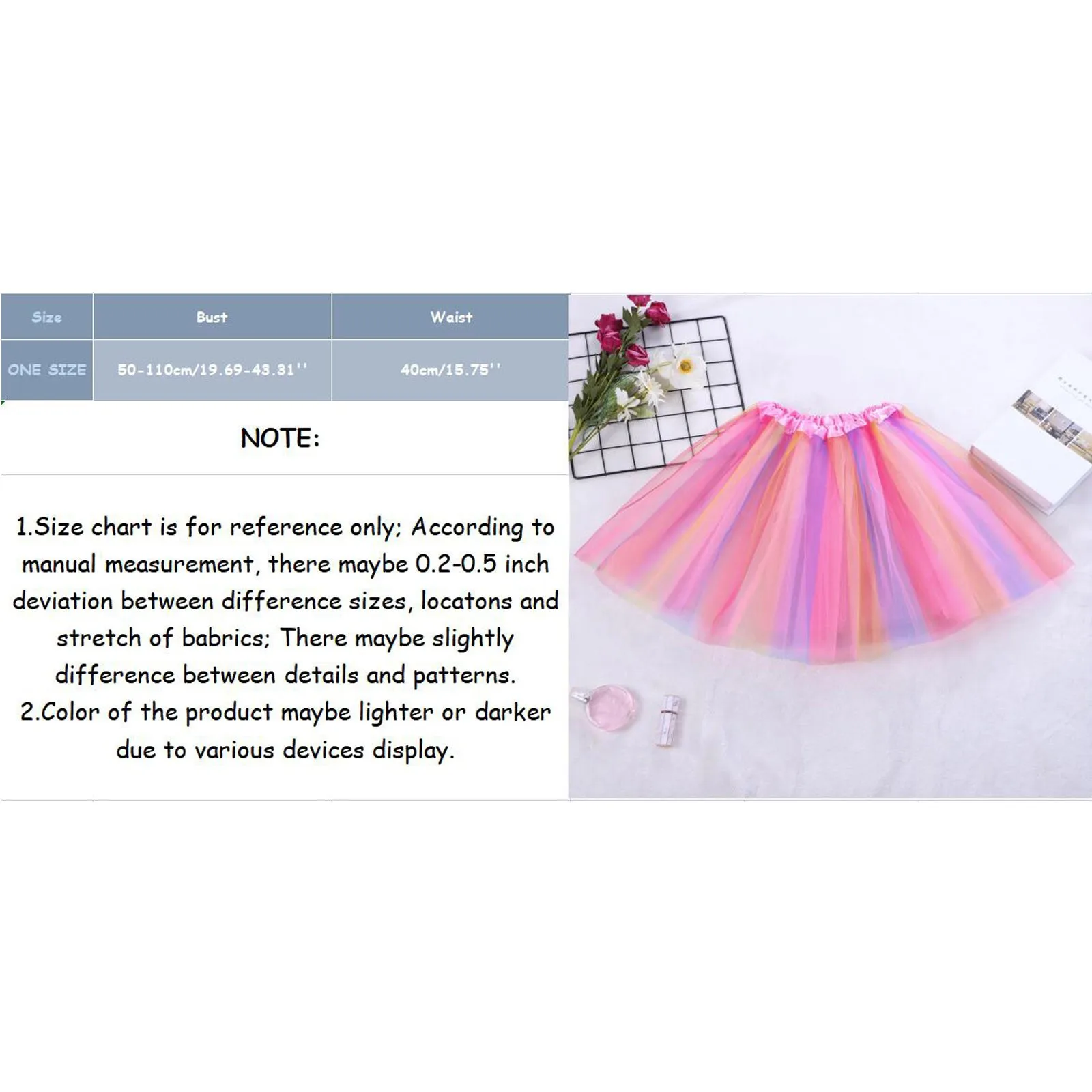 ผู้หญิงบัลเล่ต์ Dnacewear Pettiskirt ประสิทธิภาพ Tutu กระโปรง Rainbow Tulle กระโปรงมินิกระโปรงตาข่ายพัฟ Petticoat กระโปรงสั้น Party Faldas