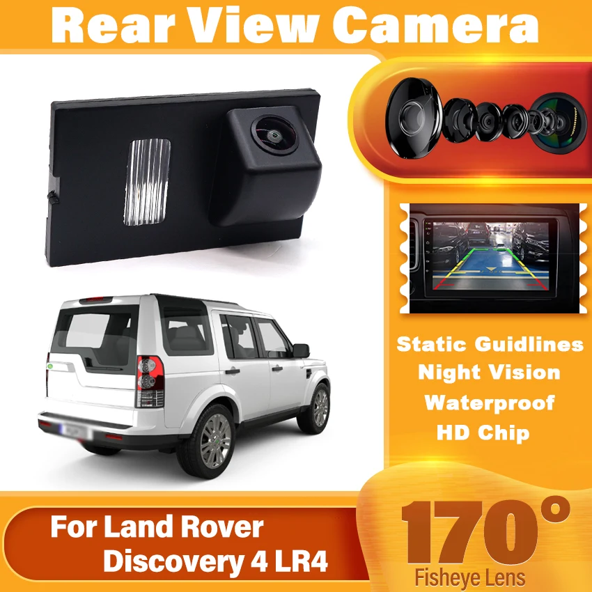 170° Wide Angle FishEye HD Car Rear View Camera For Land Rover Discovery 3 Range Rover Sport Freelander Freelander 2 1080×720P