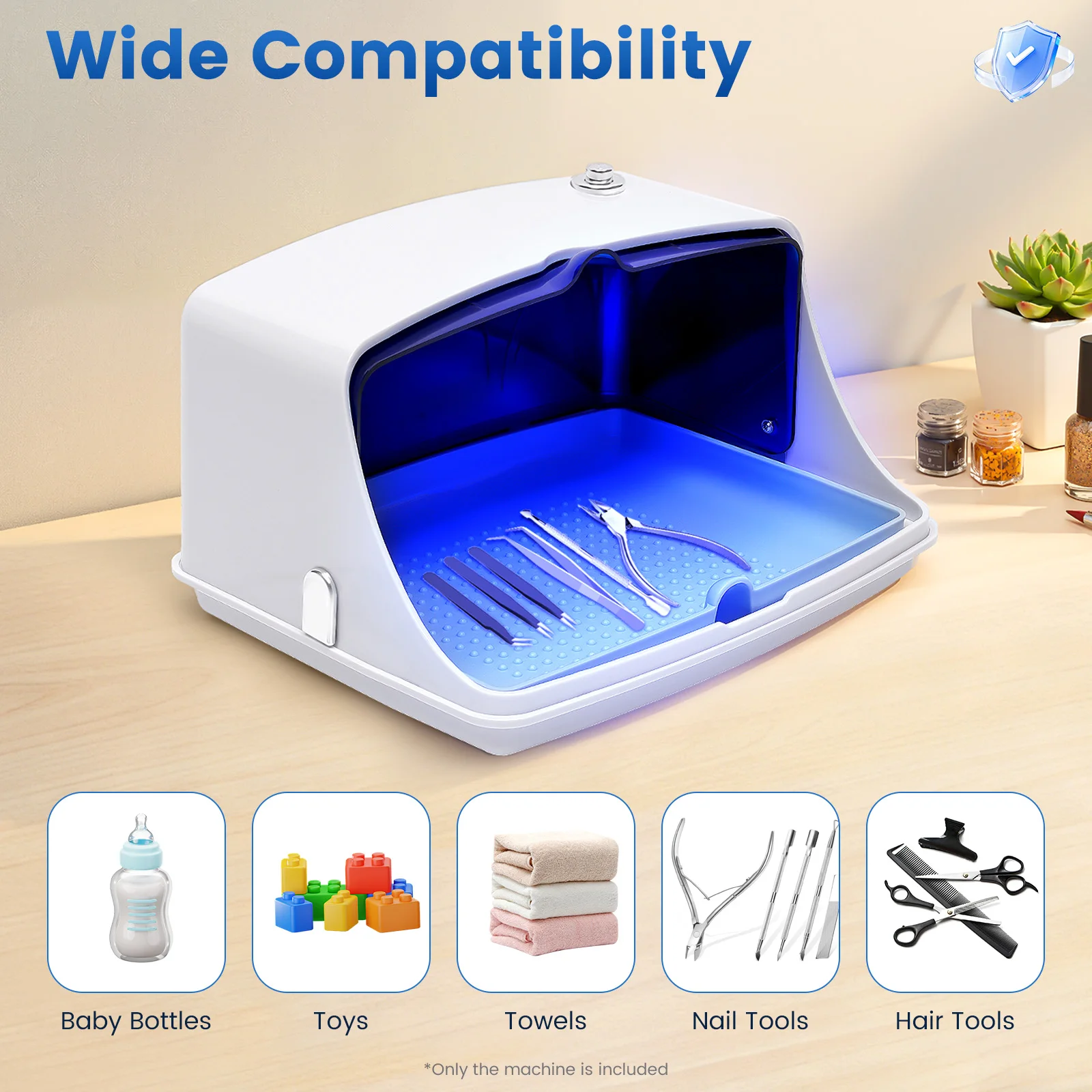 UV-Sterilisierungsschrank, Multifunktionale Desinfektionsbox für Maniküre-Salons, Professioneller Sterilisator für Salons