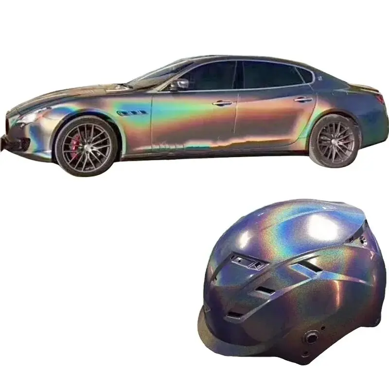 

Bulk spectraflair holographic Rainbow effect pigment powder For Automotive Paint