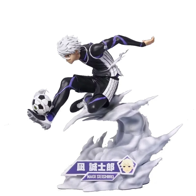 1cm Blue Lock Figures Nagi Seishiro Anime Figure Football Action Figurine Pvc Model Desk Collection Statue Doll Birthday Gifts