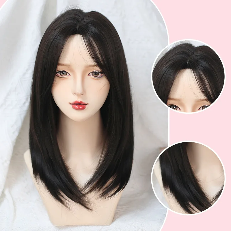 

Wig lolita full head cover wig short hair short two-dimensional daily simulation cos loli cute wig woman