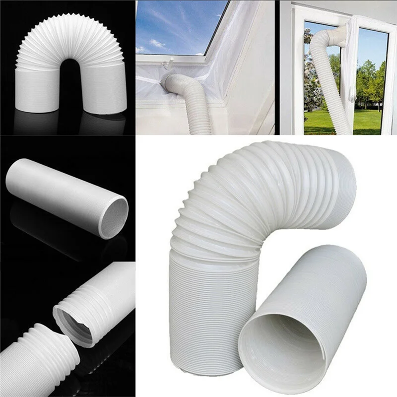 Universal Pipe Air Conditioner Exhaust Hose Ducting Air-Conditioning Exhaust Pipe 5.1 Inch Width PVC Duct Hose
