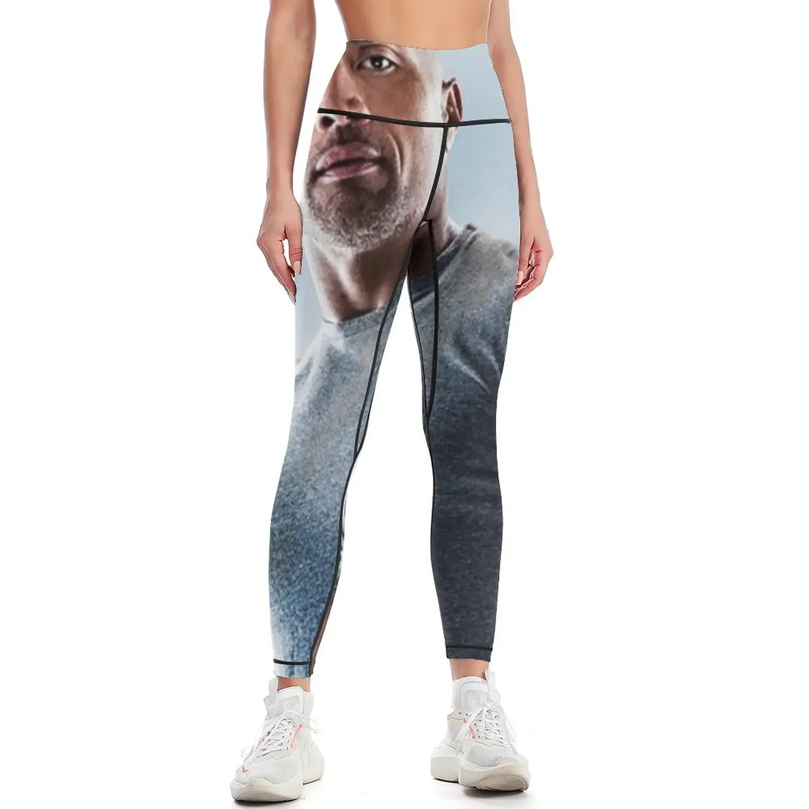 

dwayne johnson Leggings workout shorts sport set Clothing fitness flared Womens Leggings