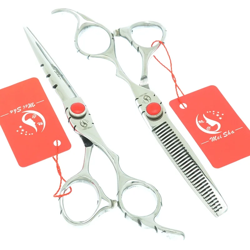 Meisha 6 inch Sharp Blade Hairdressing Shears Hair Beauty Cutting Thinning Scissors Barber Haircut Styling Tools Supplies A0108A