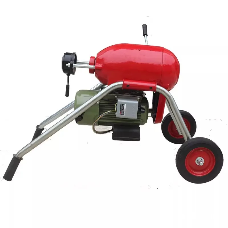 Portable electric pipe dredging machine Washing machine Industrial outdoor pipe clogging cleaning machine Sewer dredger