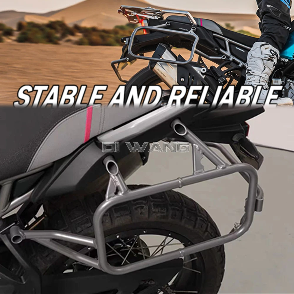 Fit CFMOTO 450-MT Motorcycle Top Box Rack Side Panniers Bracket Luggage Saddlebag Support FOR CFMOTO 450MT 450 MT