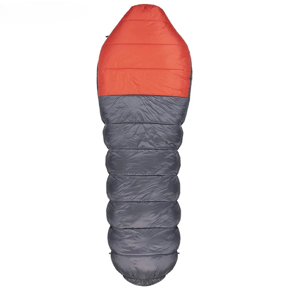 

zz large warm filled 400g adult mummy camping down sleeping bag is perfect for outdoor hiking in cold weather