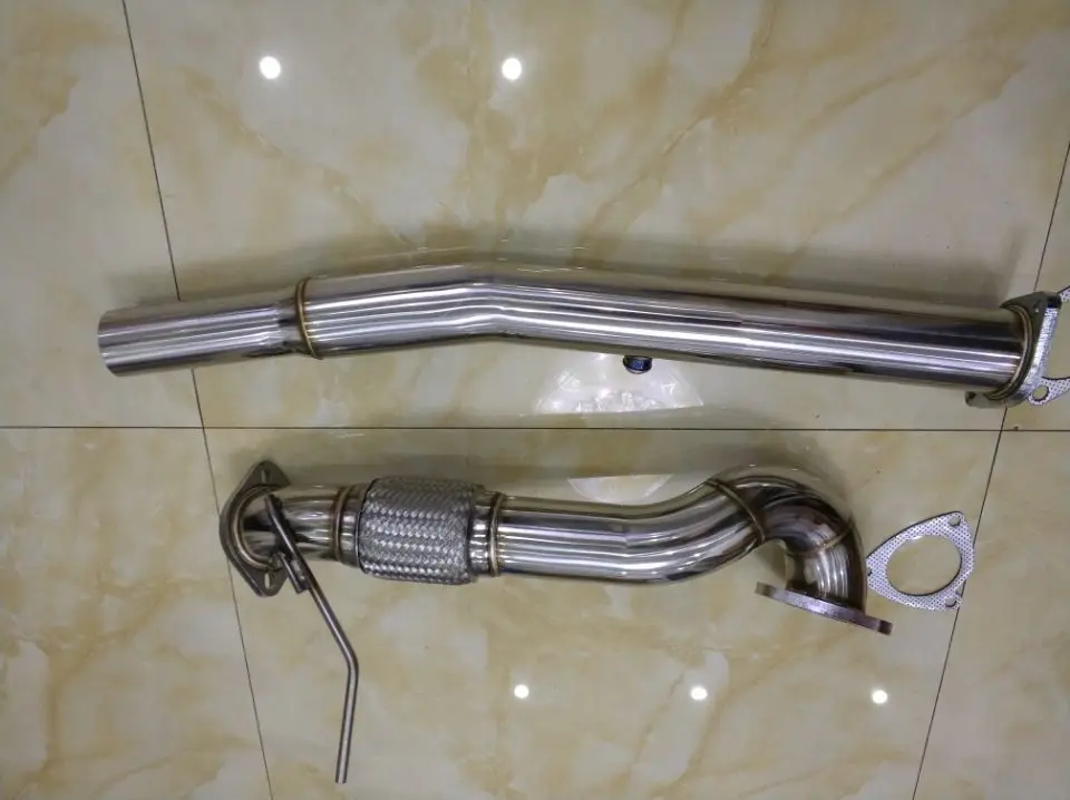 3'' Downpipe for audi 1.8T A3 S3 TT Quattro Mk1 Typ 8N S3 Mk1 Typ 8L turbo pipe for SEAT LEON 1.8T CUPRA R exhaust pipe