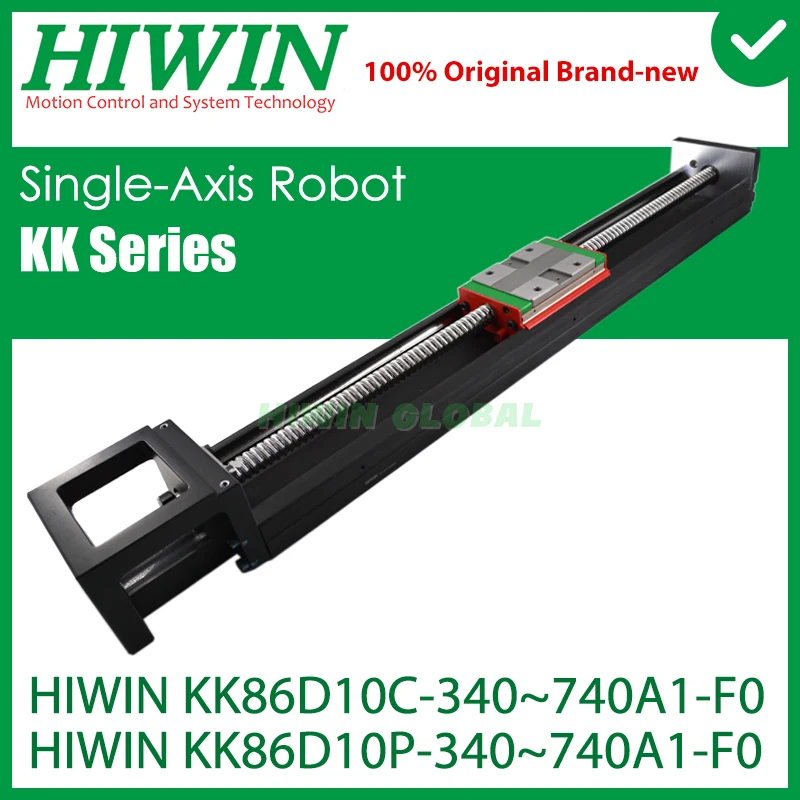 HIWIN KK86 Module Single-Axis Robot Ball Screw Genuine HIWIN KK86D10C KK86D10P Linear Slide Stages High Accuracy Stiffness Ball