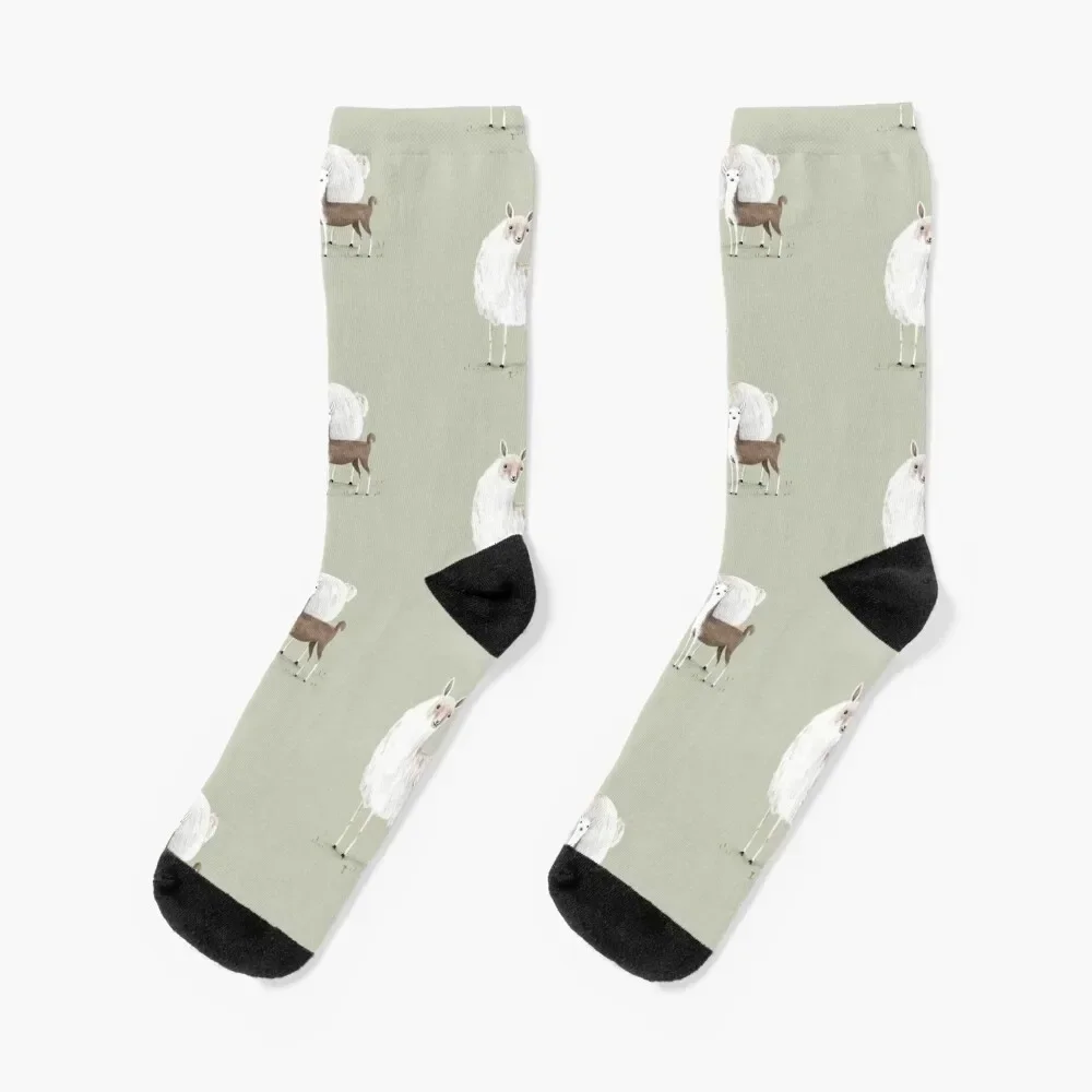 Llama Mama Socks snow basketball christmas stocking Socks Women's Men's