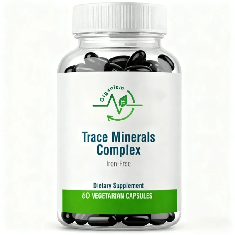 

10 Types of Trace Mineral Supplements,including Iodine,zinc,copper,manganese,potassium,and Horsetail Extract, in 60 Capsules