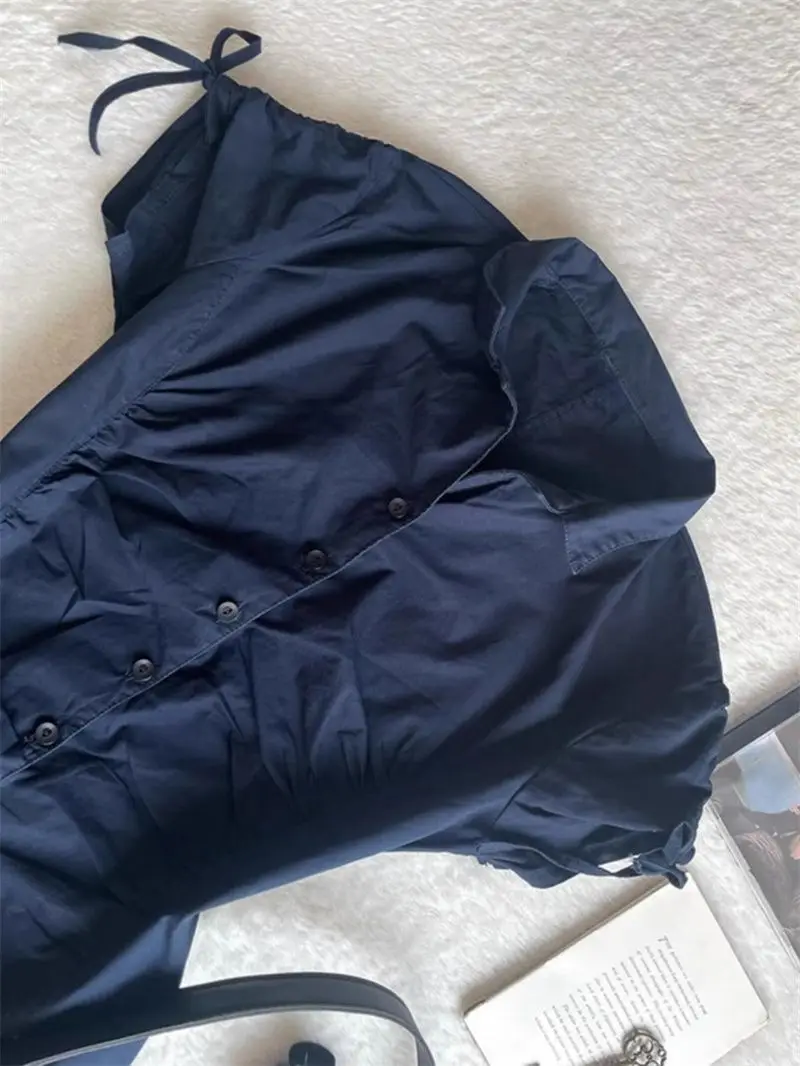 Camiseta vintage fina y2k roupas goth manga curta punk polo estética harajuku 2000s botão arco quente menina grunge emo camisetas verão