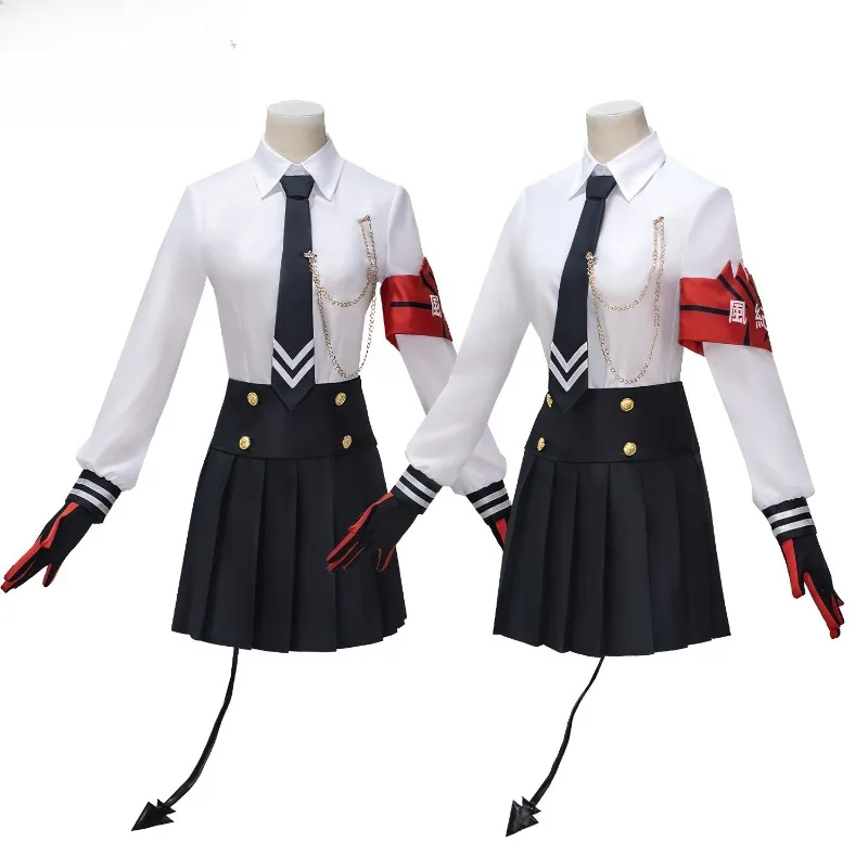 

Shiromi Iori School Uniform Anime Cosplay Costume Kawaii Japanese Jirai Kei JK Dress Halloween Christmas Party for Women Girls