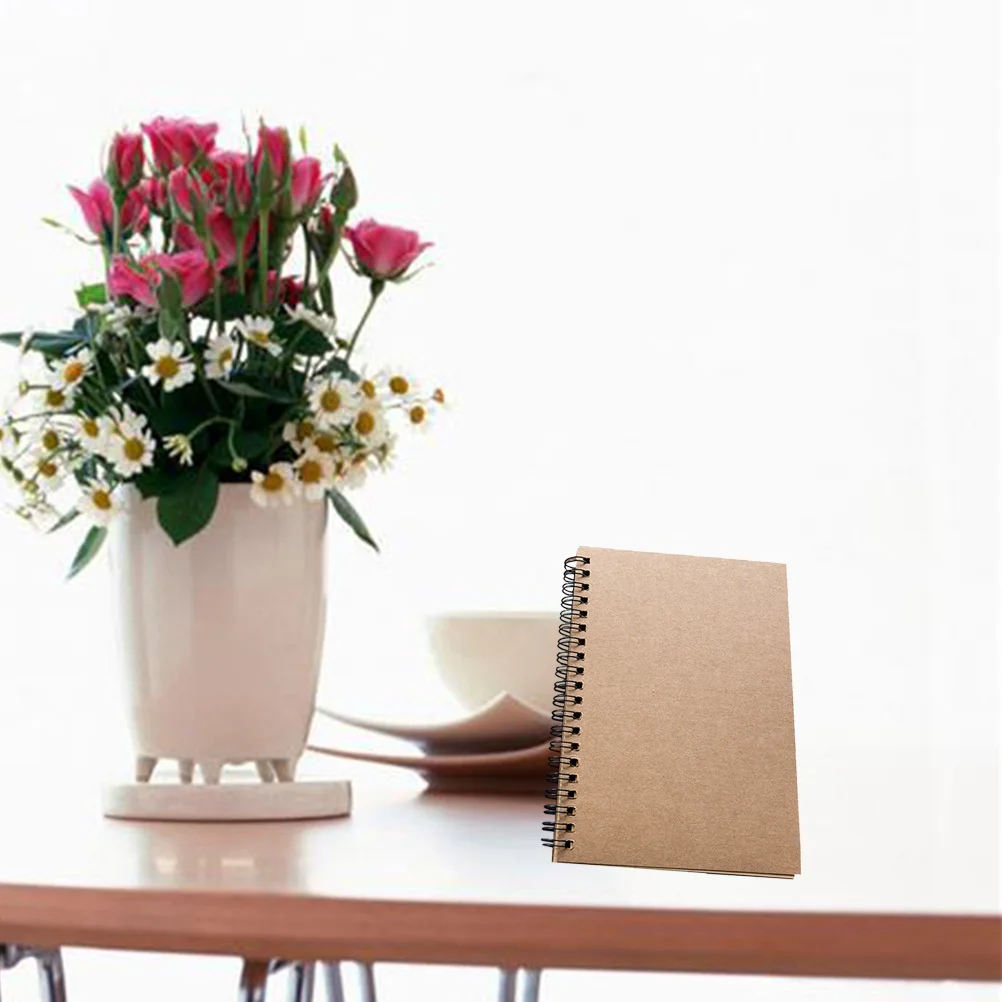 2 قطعة لتقوم بها بنفسك خمر كرافت ورقة كراسة الرسم صفحات فارغة دفتر لرسم مجلة العبث الامتنان كتاب وصفات الميزانية #1